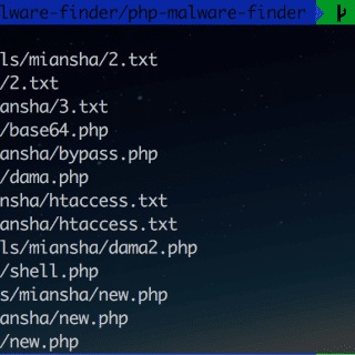 php malware finder