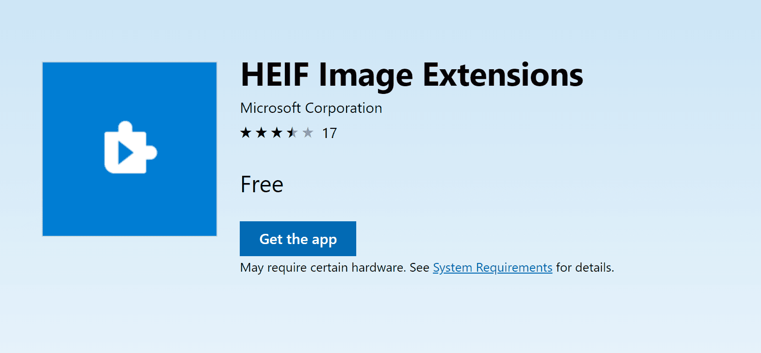 Windows 10 Was Supported To Read High Efficiency Image File Format