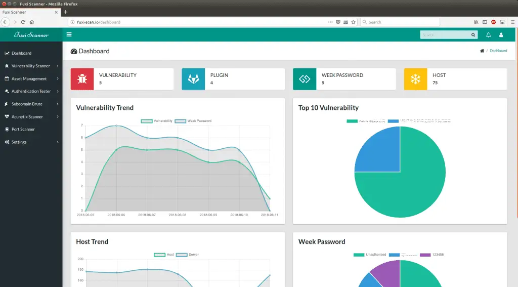 Fuxi v2.1 releases: Penetration Testing Platform