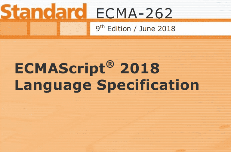 ECMAScript 2018