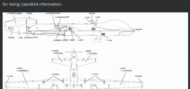 US military drone documents