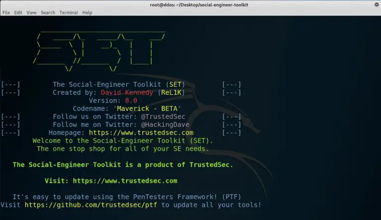 how to install social engineering toolkit