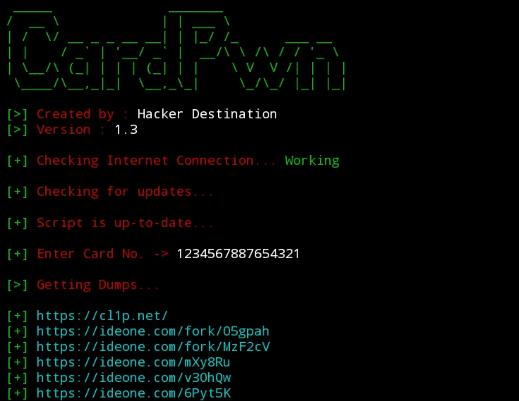 Cardpwn Osint Tool To Find Breached Credit Cards Information
