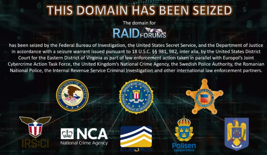 RaidForums shuts down