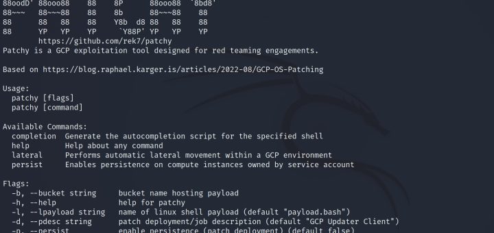 Lateral Movement GCP Patch Management