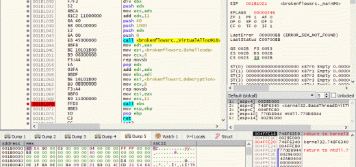 invoke encrypted shellcode