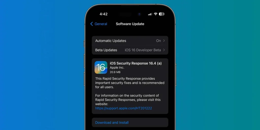 Rapid Security Response