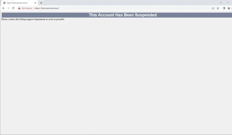 Fake Suspended Domains