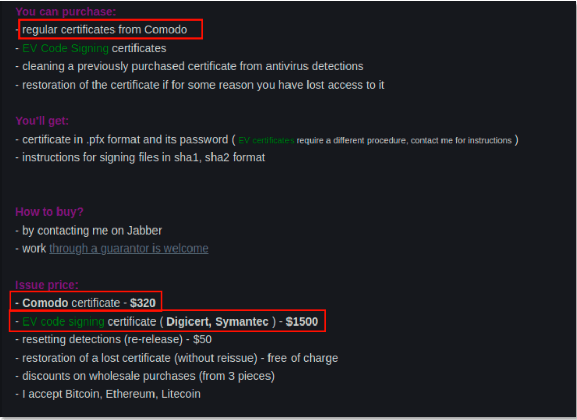 Extended Validation
