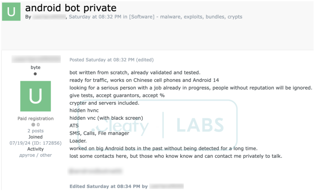 DroidBot RAT