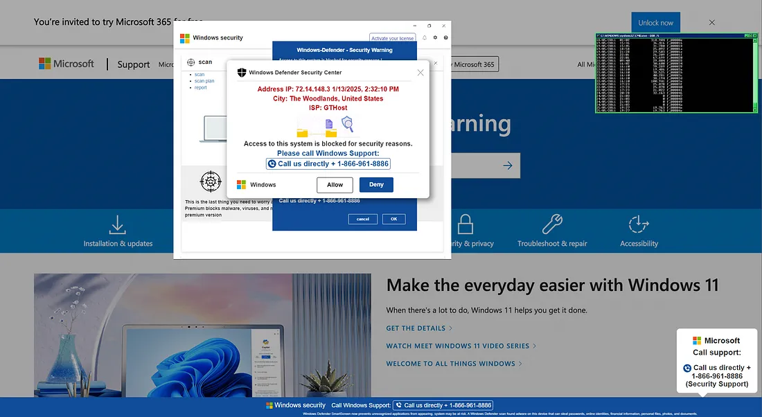 ApateWeb operation