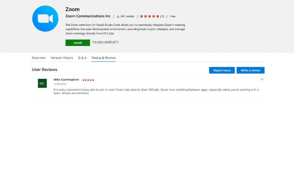 Malicious VS Code Extension