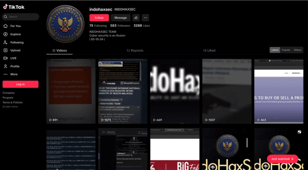 INDOHAXSEC Hacktivist