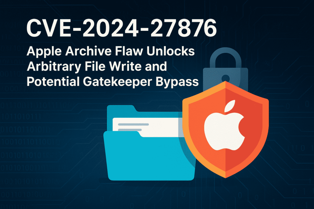 CVE-2024-27876, Apple Archive Gatekeeper bypass