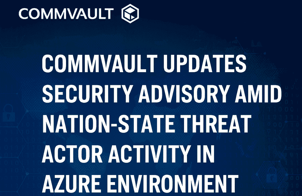 Commvault, nation-state threat