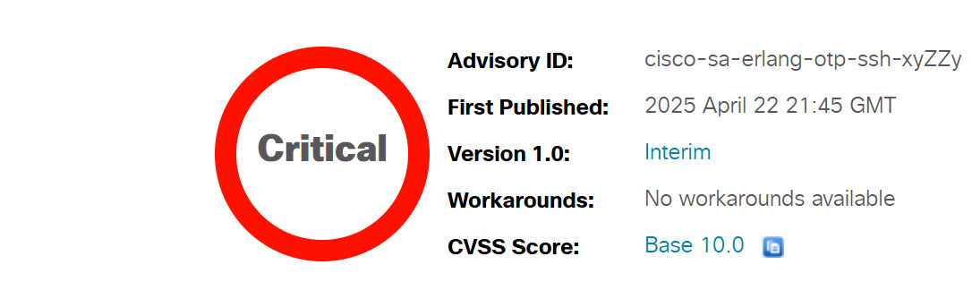 Cisco vulnerability Remote Code Execution