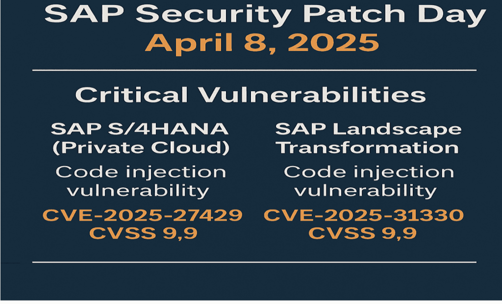 SAP security, code injection, security patch