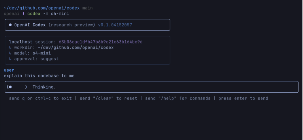 Codex CLI, OpenAI