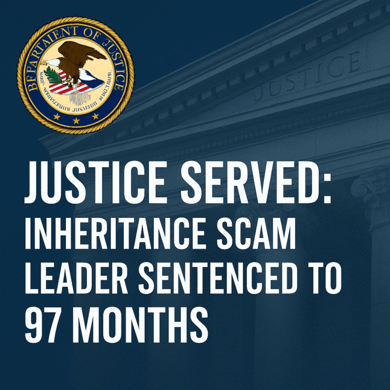 Inheritance Scam, Elder Fraud