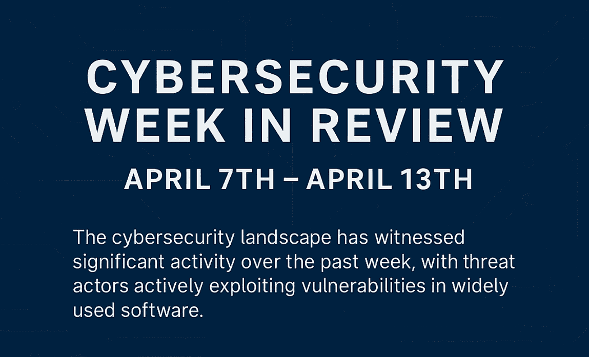 weekly cybersecurity, critical vulnerabilities