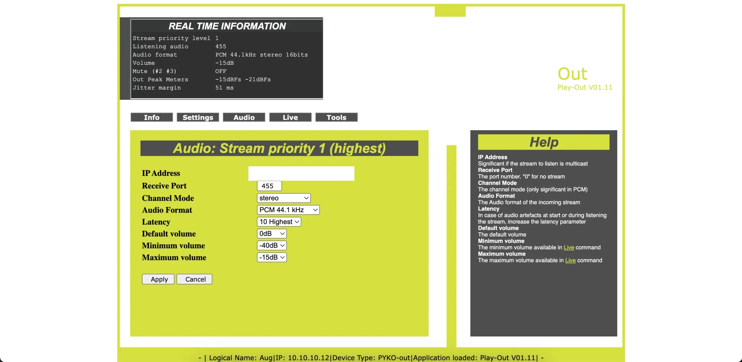 Digigram, default password vulnerability