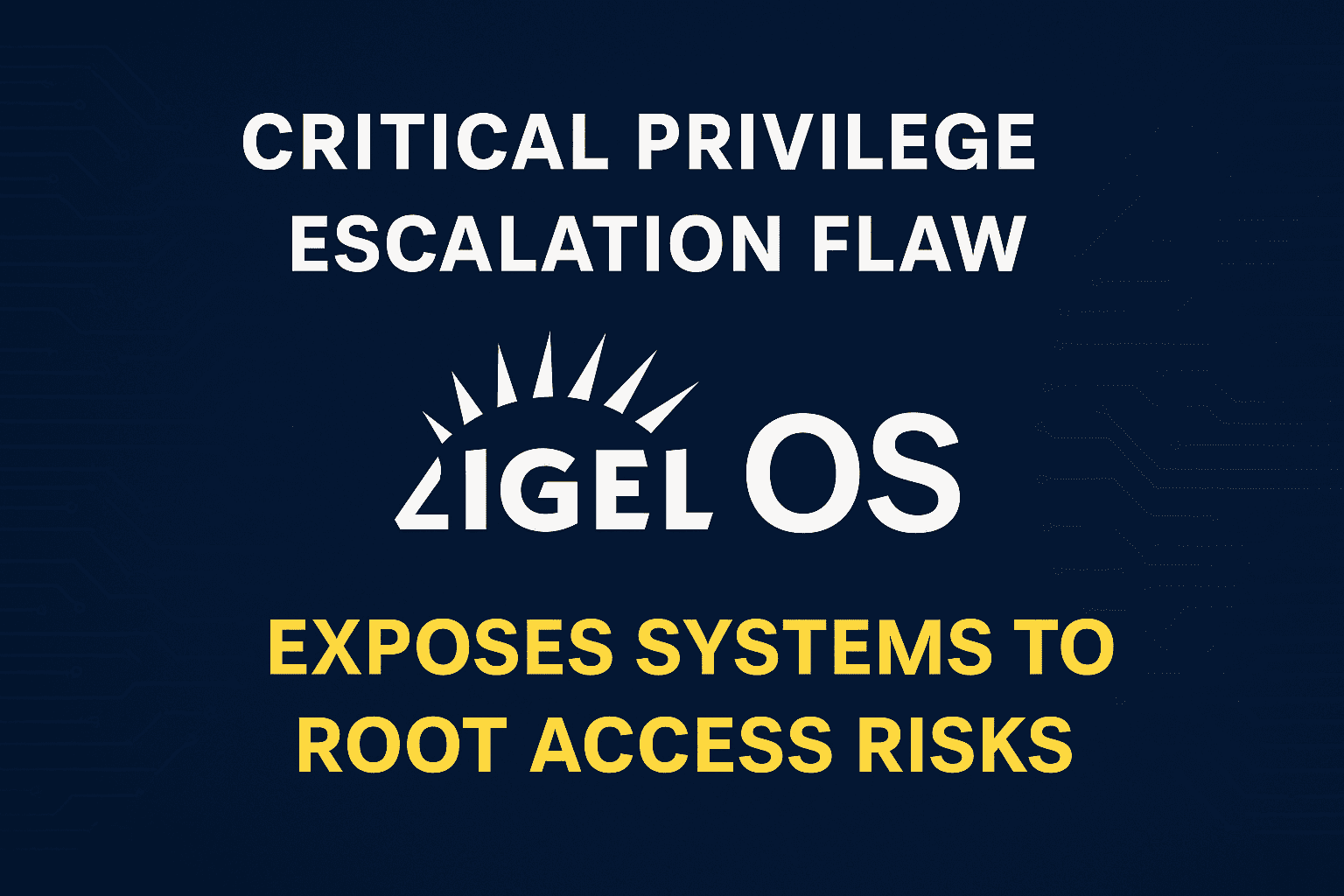 IGEL OS, Privilege Escalation