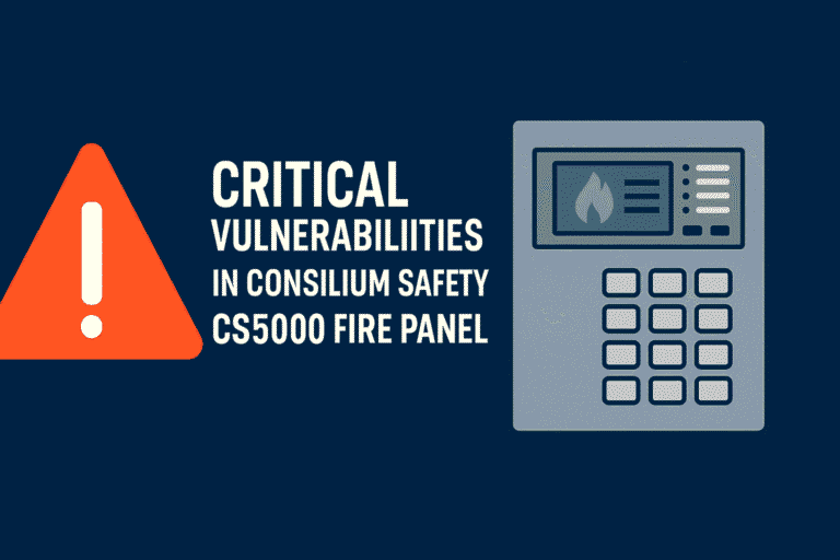 Consilium Safety, Fire Panel Vulnerabilities