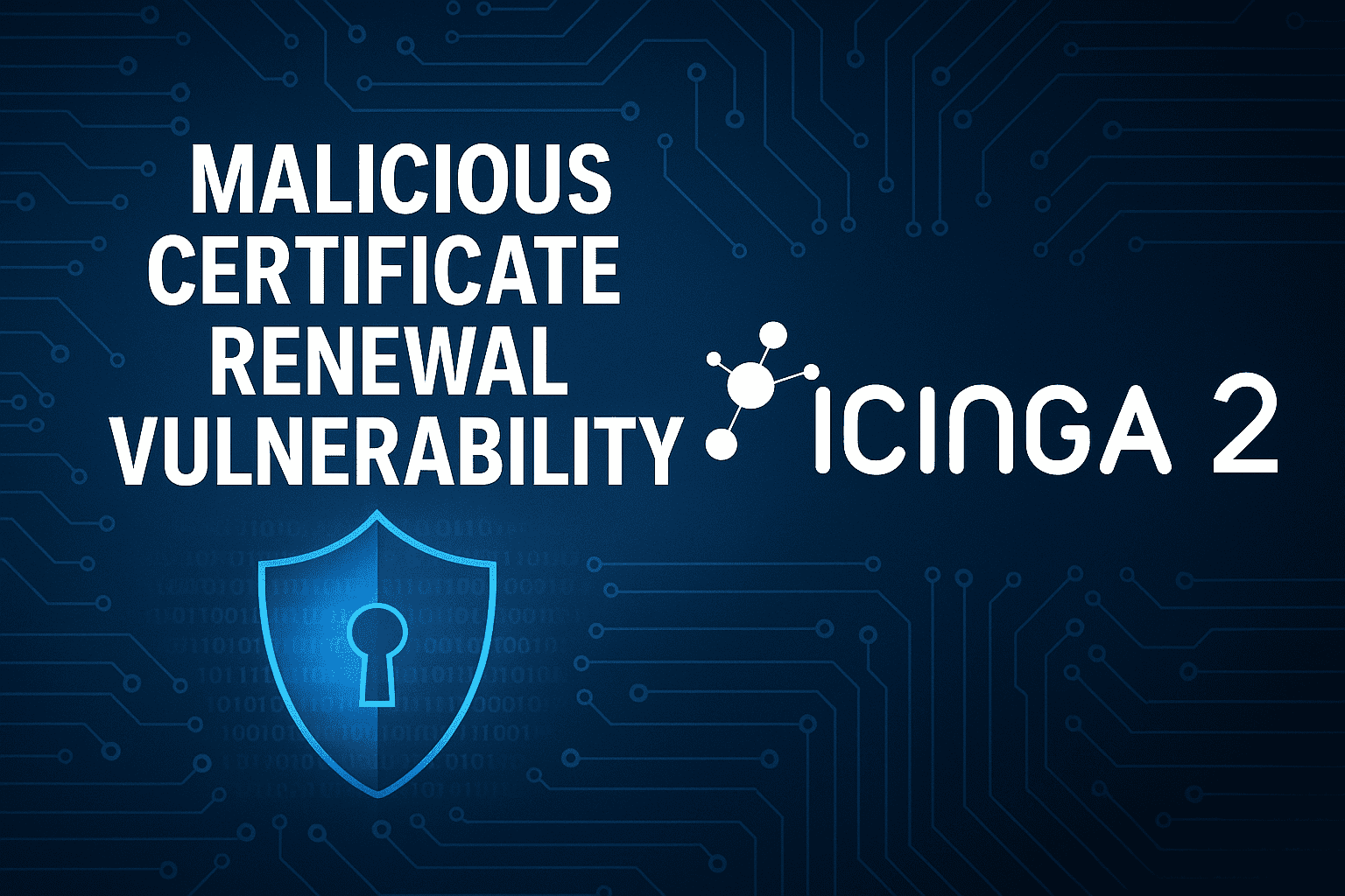 Icinga 2 vulnerability Certificate impersonation