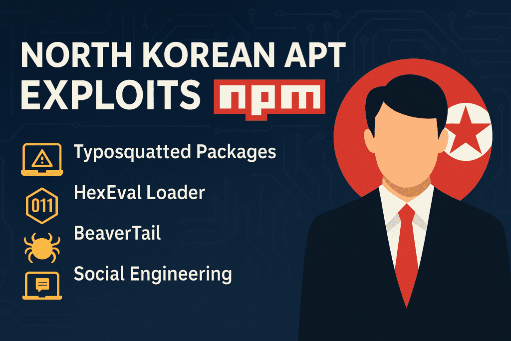 npm Supply Chain Attack, North Korean APT