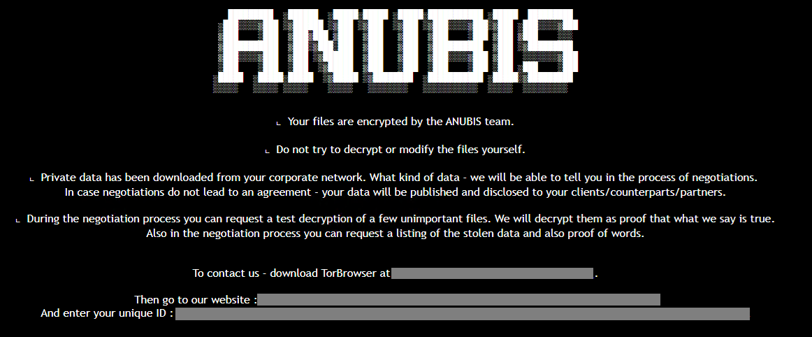Anubis Ransomware, Data Wiper