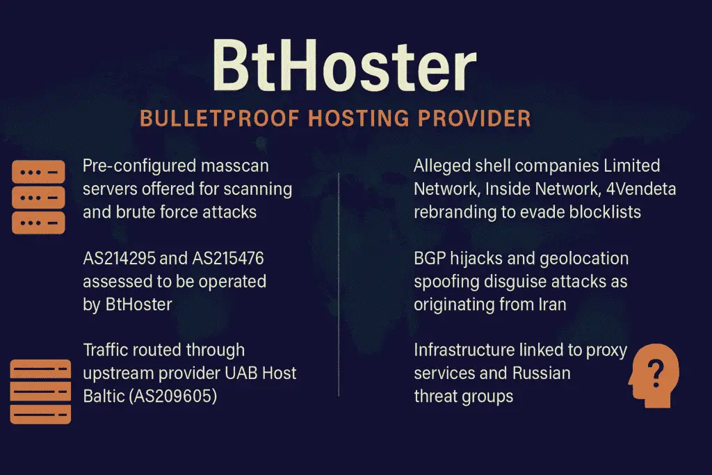 BtHoster, Bulletproof Hosting