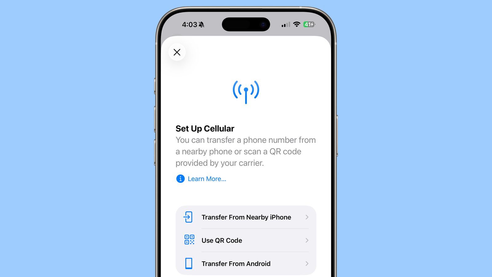 eSIM Transfer, Cross-Platform