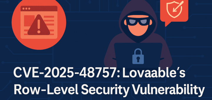 CVE-2025-48757, Row-Level Security, Supabase, Lovable
