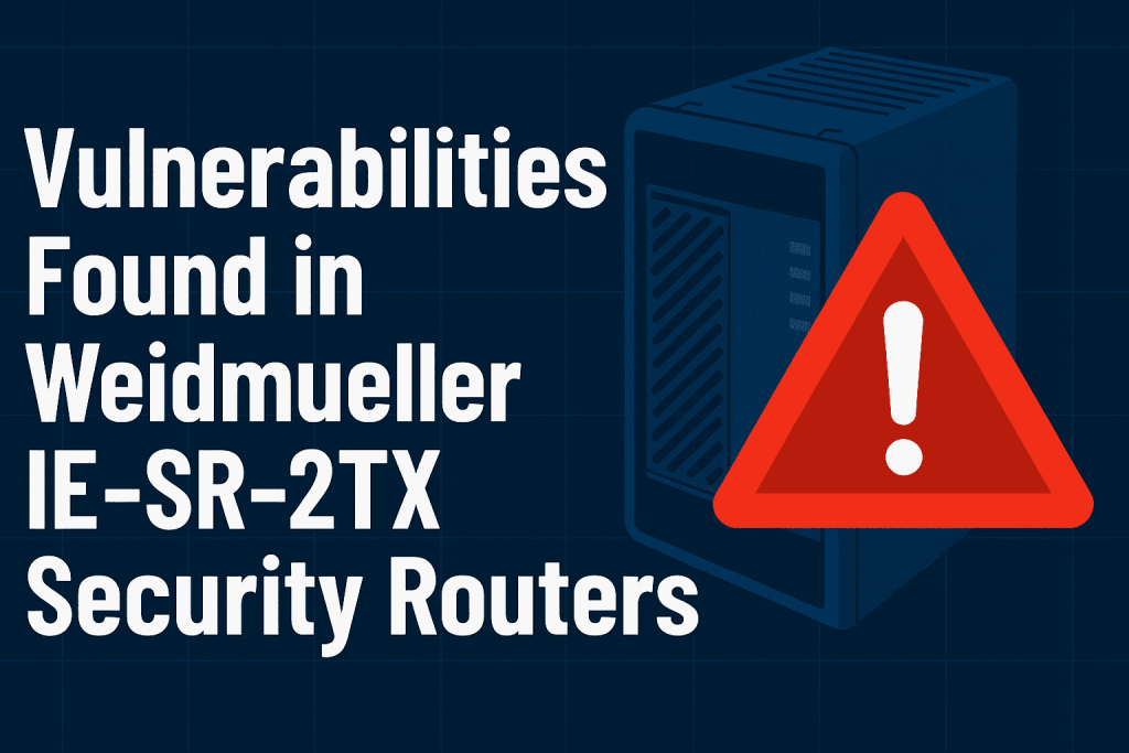 Weidmueller, Critical Vulnerabilities
