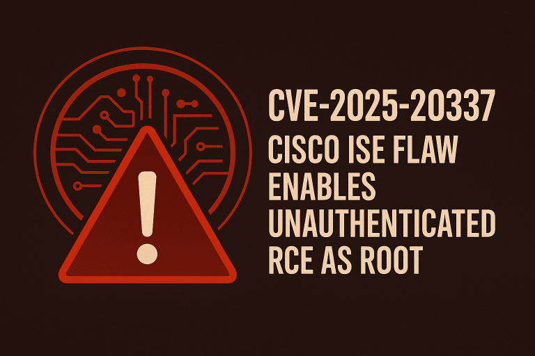 Cisco ISE, RCE Vulnerability