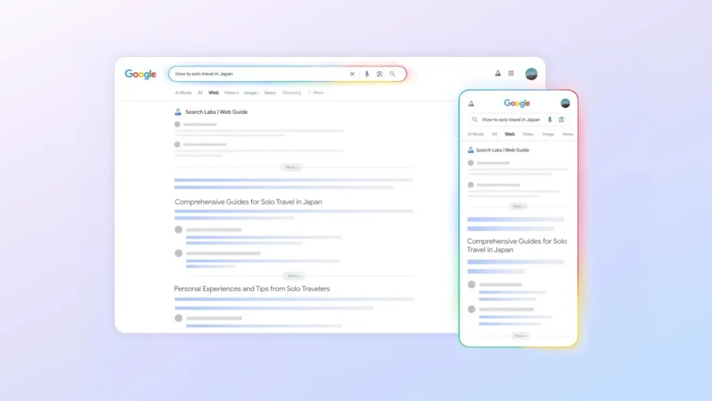 Google Web Guide, AI Search