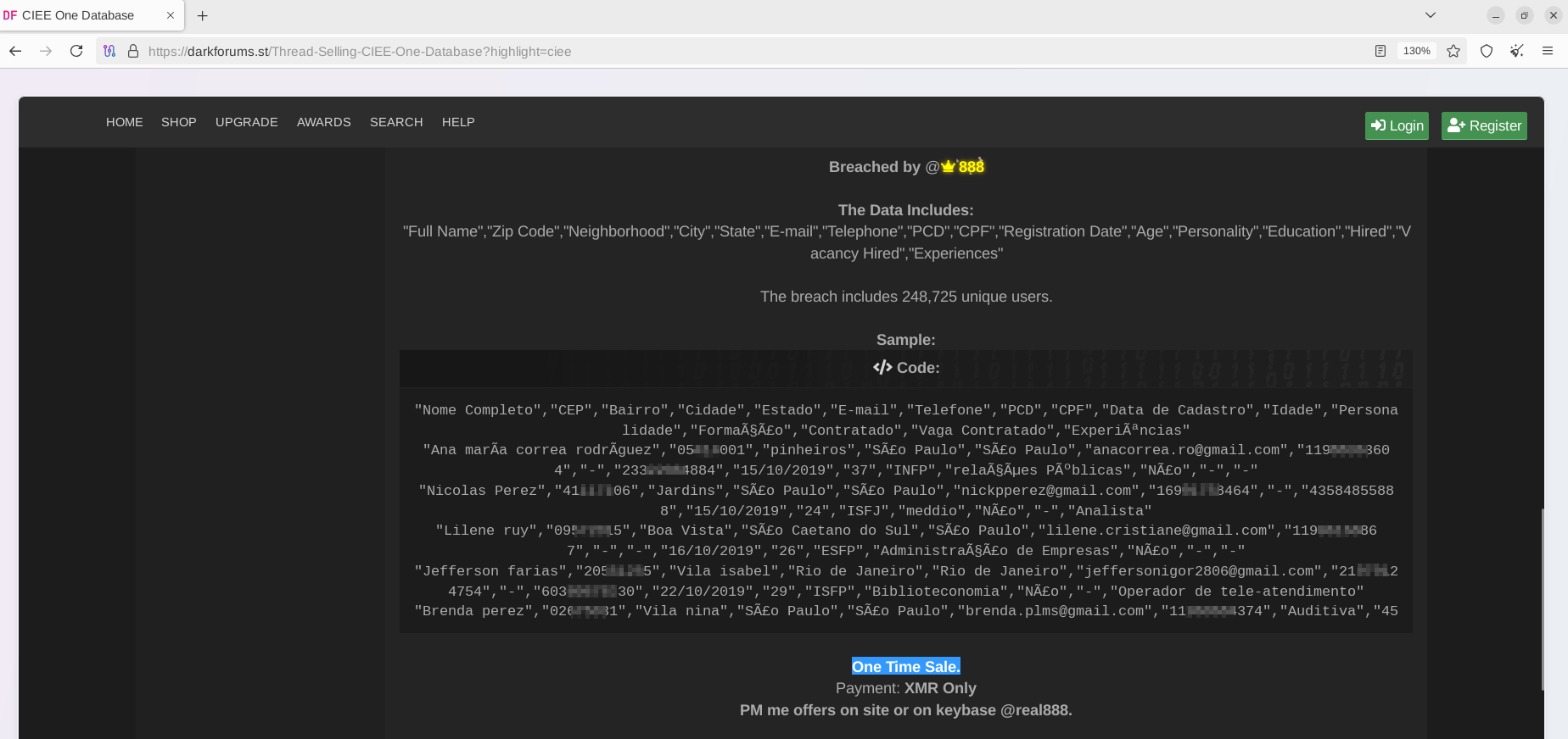 CIEE Data Breach, Cloud Misconfiguration