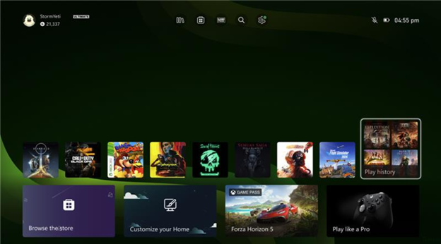 Xbox Cloud Gaming, Cross-Device Play History
