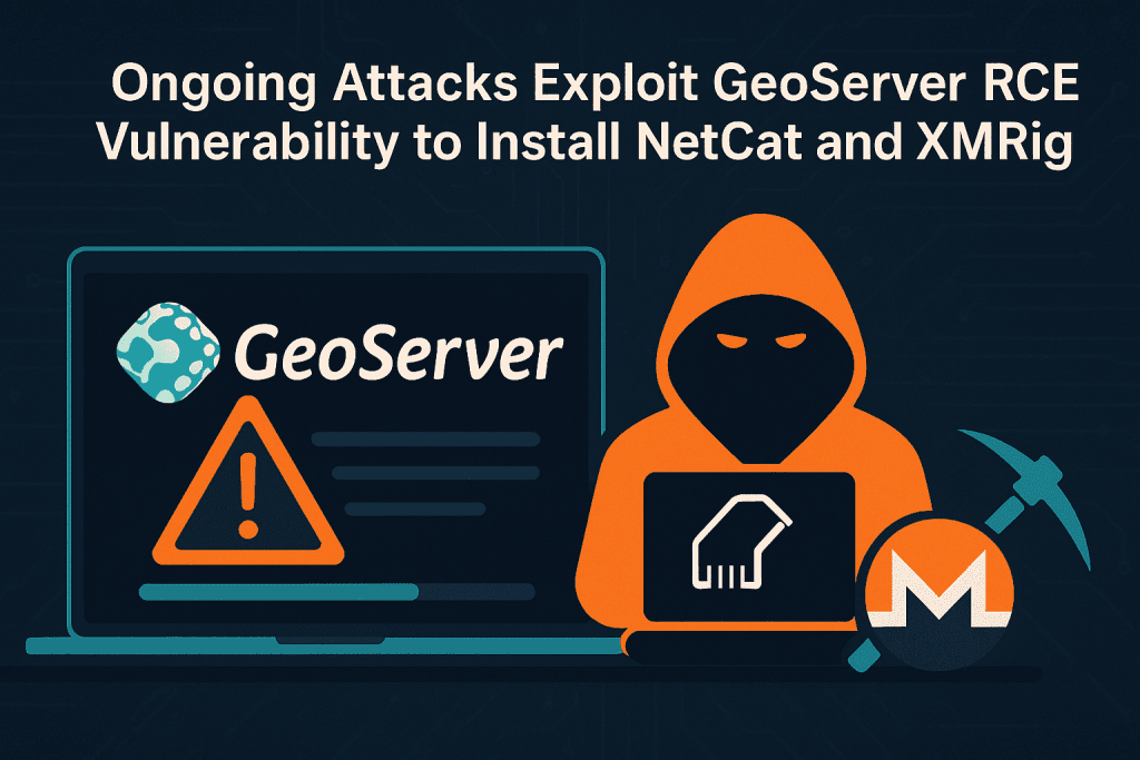 GeoServer RCE, XMRig CoinMiner