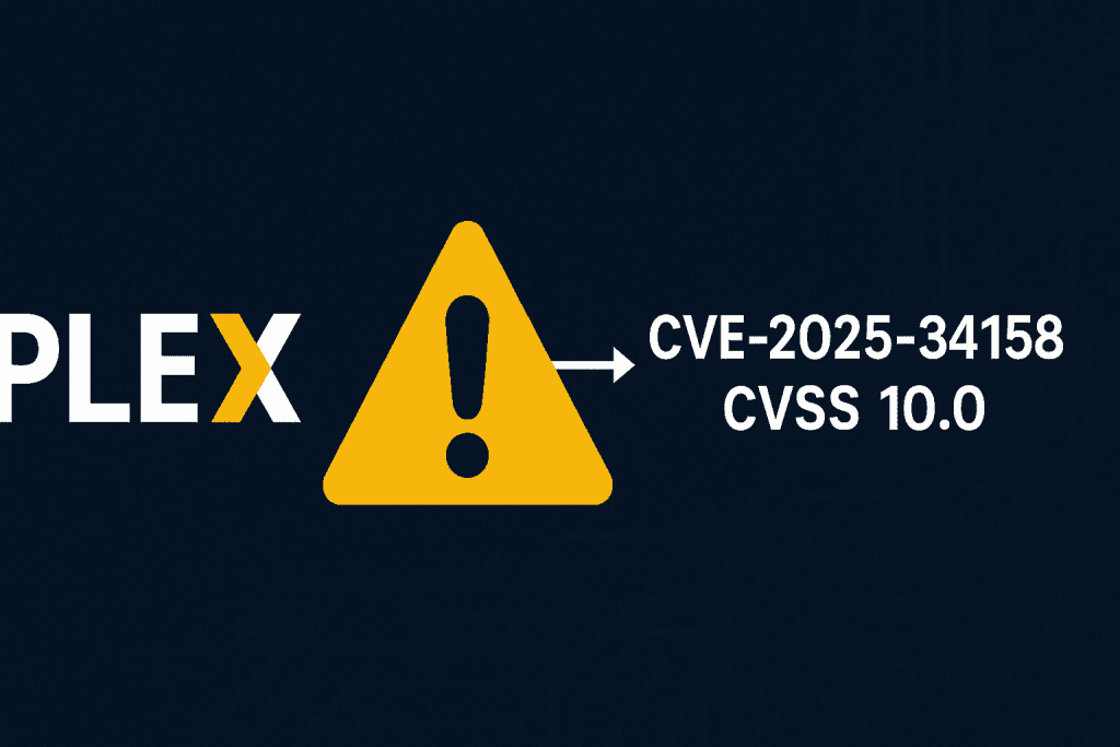Plex vulnerability, CVE-2025-34158