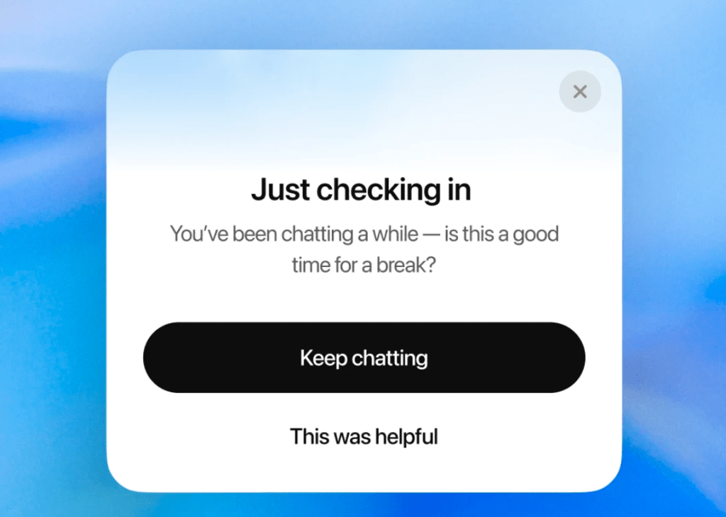 ChatGPT Safety, AI Well-being
