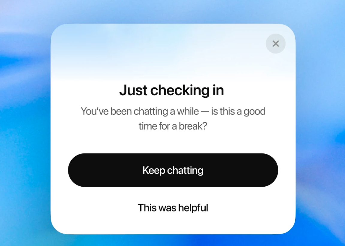 ChatGPT Safety, AI Well-being