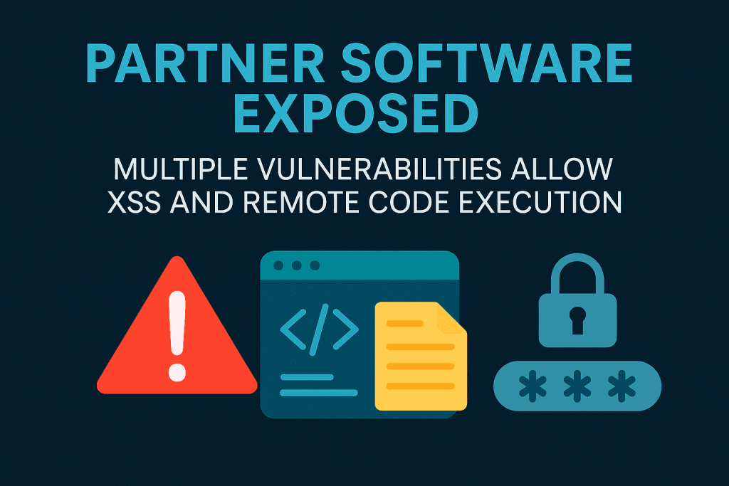 Partner Software, RCE Vulnerability