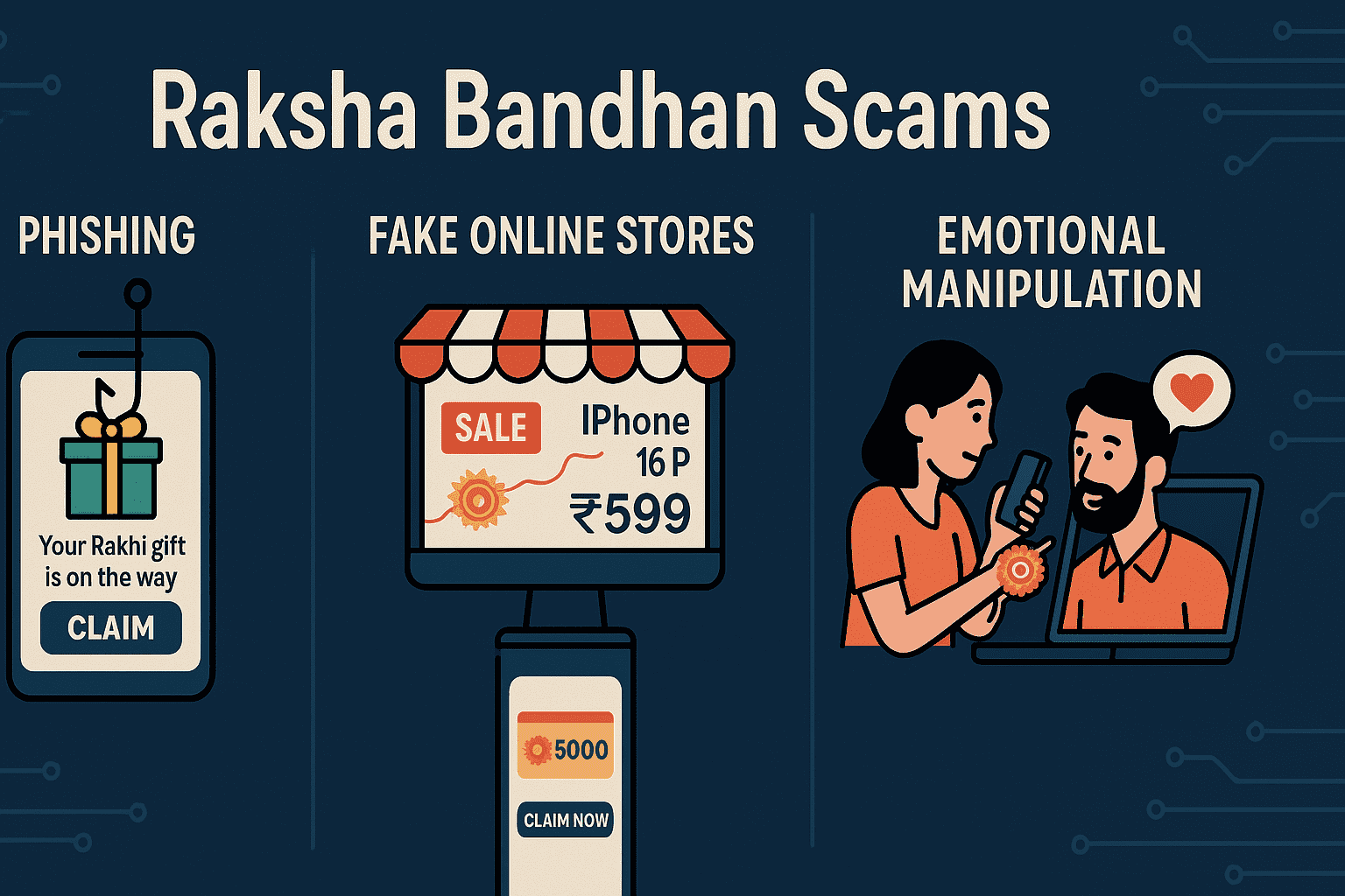 Raksha Bandhan Scams, Phishing Campaigns